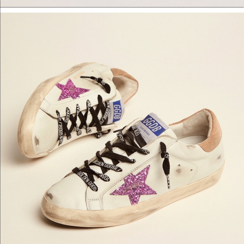 ISO golden goose lavender glitter star 37